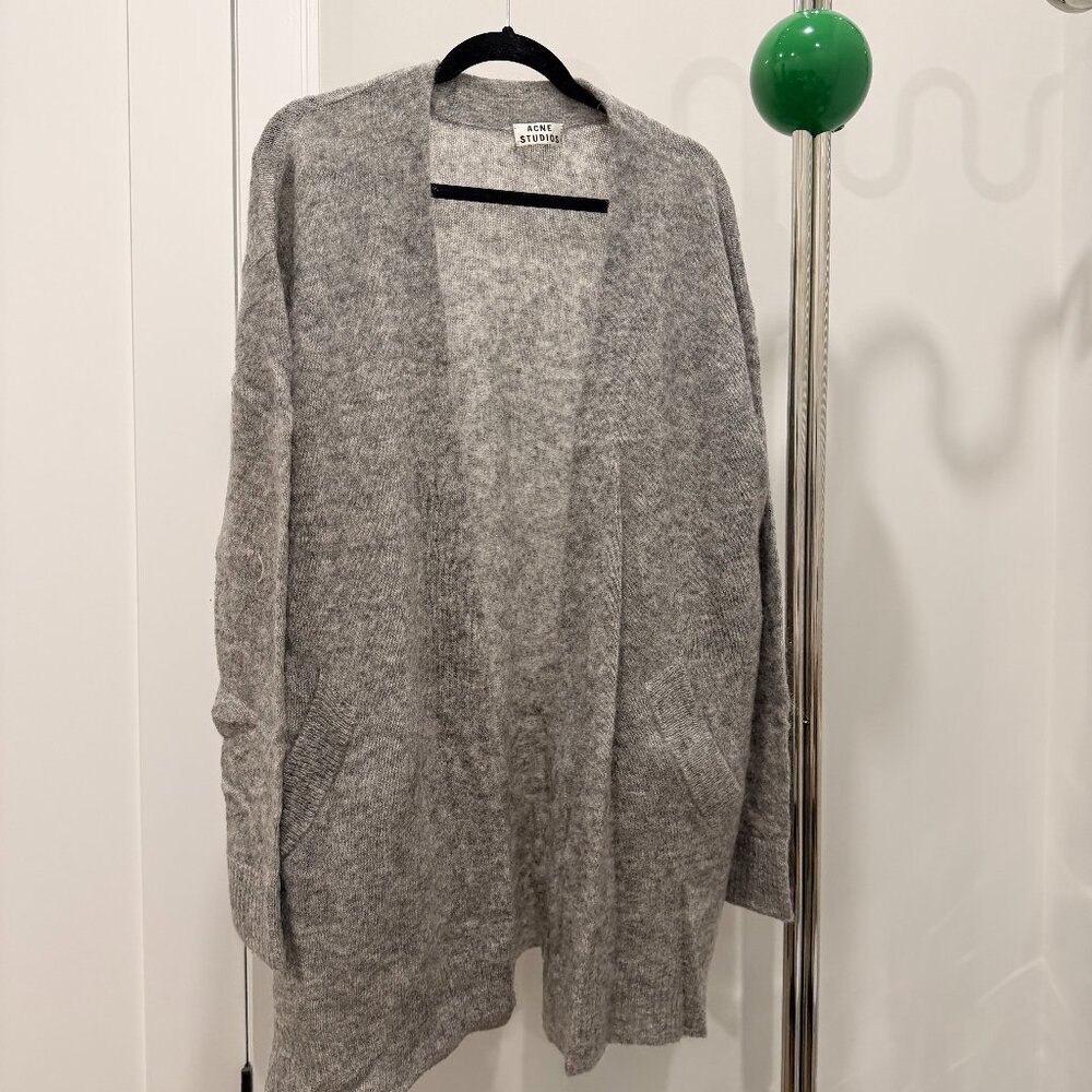 Acne studios Mohair Gray Cardigan Size XXS